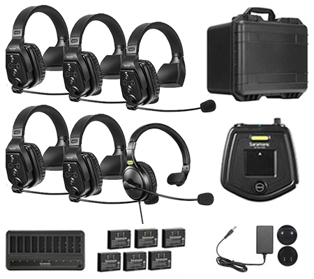 Saramonic WiTalk WT6S 6-Person Full-Duplex Wireless Intercom System