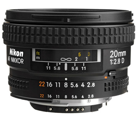 Nikon AF 20mm f/2.8D.