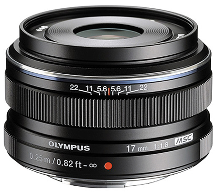 Olympus M.Zuiko Digital 17mm f/1.8 Black