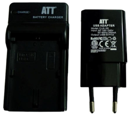 ATTitude DC-NIK-10 Charger for Nikon V1/D7000 Series/D500/D600 Series/D750/D800 Series