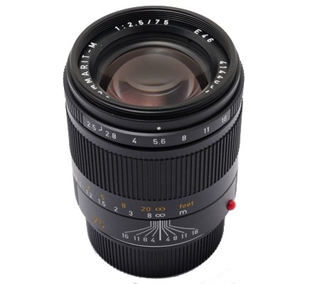 Leica 75mm f/2.5 Summarit-M Black (11645)