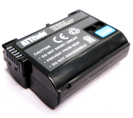 ATTitude Nikon EN-EL15 Battery For Nikon V1/D7000Series/D500/D600Series/D750/D800Series