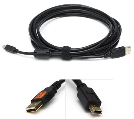 TetherPlus USB 2.0 Mini-B 5-Pin Cable 3 Meter (TP-UB2AMNM-300)