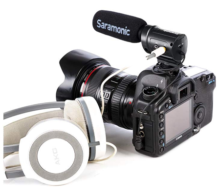 Saramonic SR-M3 Mini Directional Condenser Microphone For Camera & Camcorder