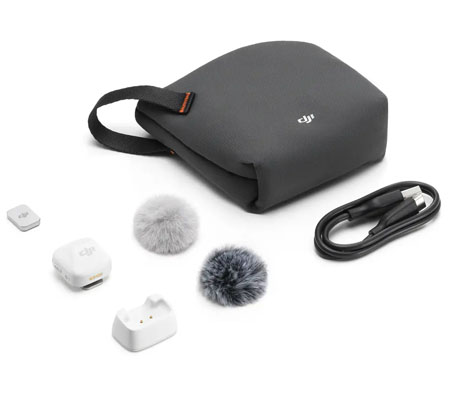 DJI Mic Mini Transmitter Wireless Microphone System Arctic White