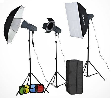 Visico VL-400+ 220V Unique Studio Lighting Kit