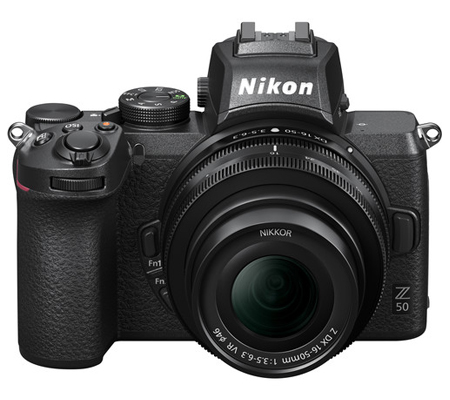 Nikon Z50 Kit 16-50mm Mirrorless Digital Camera Bundle with Nikon SB-300 Speedlight