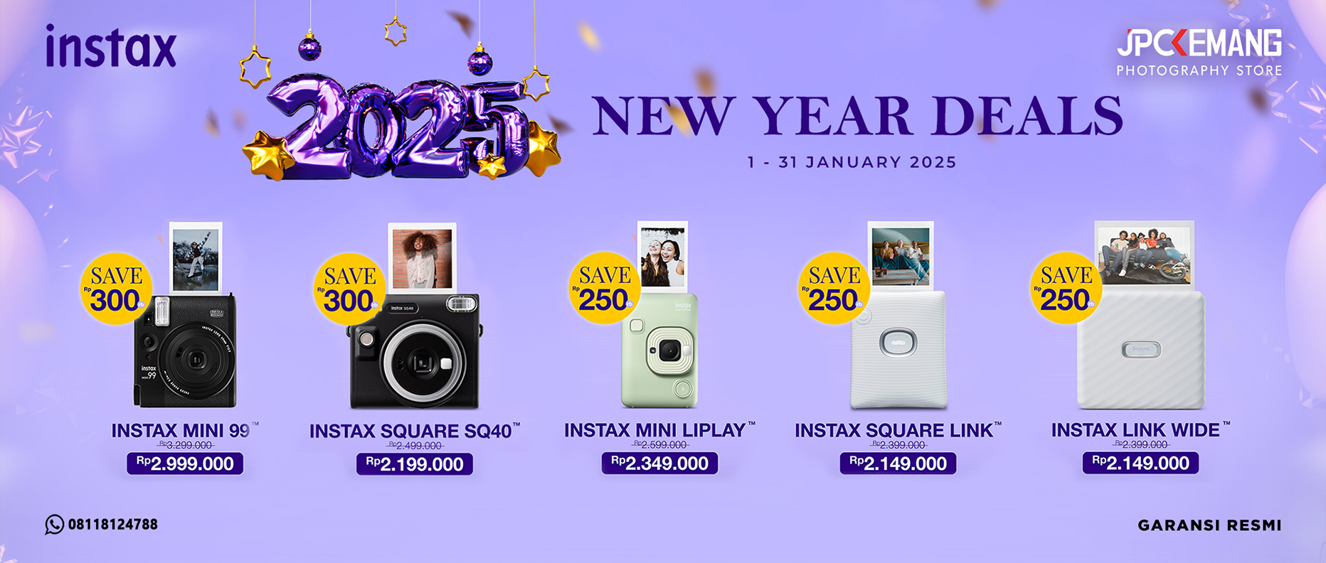 Diskon Fujifilm Instax